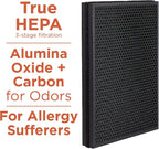 AprilAire RF09550A Allergy True HEPA Air Purifier Replacement Filter for AprilAire Room Air Purifier Model 9550, Captures Allergens & Odors, Ozone