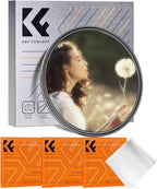 K&F CONCEPT 62mm Black Diffusion Mist 1/4 & Variable ND2-32 in-1 Filter Cinematic Effect Neutral Density Filter for Camera Lens with 18 Multi-Layer Coatings (K- Series)
