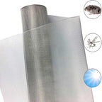 Stainless Steel Woven Wire Mesh, 304 Metal Mesh Sheet, 16 Mesh, Anti-Rust & Tear-Resistant, Vent, Filter, Garden Rodent Guard, Insect Screen, Easy to Cut (Silver 1.2x2m)