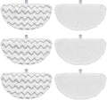 6 Pack 1940 for Bissell Steam Mop Pads for Bissell PowerFresh Steam Mop 1806 1544 1440 2075A 2685A 1940W 19404 Series, Model 19402 19408 1940a 1940f 1940q 1940t B0006 B0017, Part #5938#203-2633