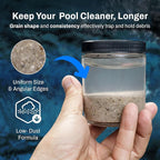2-Pack Pool Filter Sand, Premium Filtration with Pure Silica Formula, 50 Lbs - Swimming Pool System Accessories and Supplies for Cleaning and Maintenance
