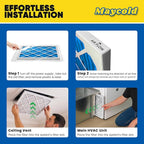 Maycold 16x25x1 MERV 11 Furnace Air Filter (6-Pack), High-Performance HVAC AC Filters for Home Use, Actual Size: 15.70” x 24.70” x 0.75”, Individually Wrapped in Plastic