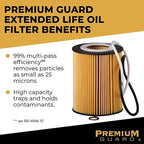 PG5702EX Extended Life Oil Filter up to 10,000 Miles | Fits 2007-20 Toyota Tundra, 2008-20 Sequoia, Land Cruiser, 2008-20 Lexus LX570, 2015-20 RC F, 2018-20 LC500, 2008-14 Lexus IS F (Pack of 6)