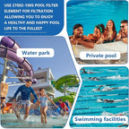 27002-0100s Pool Filter Cartridges Compatible with pentair sta-rite 27002-0100S Pool Filter System 2 Modular Media Pool and PLM100 D.E. Filter,100 sq.ft D.E. Filter with 24800-0121 Air Bleed Assembly