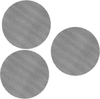 Luxshiny 3pcs Stainless Maker Filter Mesh for Espresso Machines Reusable Fine Filter Screen for Uniform Extraction Office