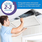 LotFancy 20x30x1 Air Filter MERV 11 4-Pack, Electrostatic Pleated AC Furnace Air Filter, Captures Dust, Smog & Pet Dander, Actual Size: 19.75"x29.75"x0.75"