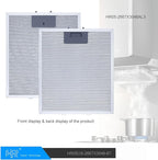 W10169961A Range Hood Filter Replacement, Fits Whirlpool, Ikea, Kitchen Aid, Jenn Air, 5-Layer Aluminum Mesh Hood Grease Filter 10.5x12 Inch, Aluminum Range Hood Vent Filters, 2PCS