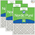 Nordic Pure 16x20x1 (Actual Size: 15 1/2 x 19 1/2 x 3/4) Pleated MERV 13 Air Filters 3 Pack