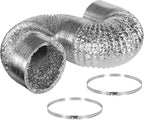 Hydro Crunch 4 inch 100 CFM Booster Fan & 4" x 12" Carbon Filter with 4" x 25ft. Ducting Hydroponic Ventilation Kit