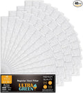 4 x 10 Inch Air Vent Filter for Home Ceiling Thin, ULTRA GREEN Floor Filters Replacement for Register Work in Indoor Home Air Purifier, Air Conditioner 4" x 10" 48-Pack (White)