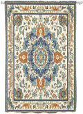 Sheer Curtains 63 Inch Length, Southwest Farmhouse Semi Sheer Curtains Light Filtering Window Treatment, Orange Blue Desert Bohemian Privacy Voile Drapes for Living Room Bedroom 52x63 Inch