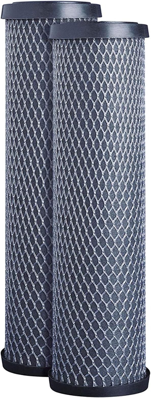CFS – Carbon Block Water Filter Cartridges Compatible with SCWH-5 HF-150A, HF-160, HF-360A, and HF-365 Models – Removes Bad Taste – Under-Sink Water Filter Replacement Cartridge – 5 Micron (2 Pack)