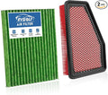 Engine+Cabin Air Filters Fit for Cherokee 2019-2023 L4 2.4L, Cherokee 2019-2023 V6 3.2L Engine Air Filter Replacement Cabin Air Filter Accessories# CF12307 68245310AA