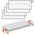 4-Pack White Strong Magnetic Vent Covers 7x13 Inch - Universal Fit for Floor, Wall & Ceiling Registers (7"-8" W x 13"-15" L) | High Airflow Mesh Design | Tool-Free Easy Installation