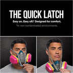 3M - 65023QLHA1-C Pro MultiPurpose Respirator with Quick Latch, Medium