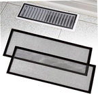 2Pcs Floor Register Cover Trap, 5x9 Inch Magnetic Air Vent Filter Floor Vent Covers Screen for Home, Dustproof Mesh Filters Net Trap Keeps Flies, Coin, Pet Hair, Food Out Covers