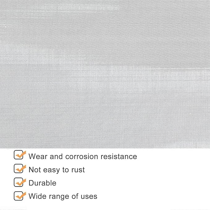 Hardware Cloth 304 Stainless Steel Insect Screen Mesh, 120 Mesh Air Vent Mesh Metal Woven Wire Mesh for Vent, Filter, Window & Garden(1x10m)