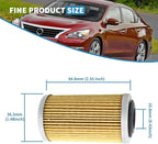 Oil Filter 31726-28X0A 31726-3JX0A Fits for 2013-2019 Nissan Altima Maxima Murano Sentra Versa Trans Oil Filter Assy with Gasket & Drain Plug Washer