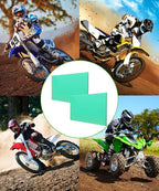 2Pcs 14" X 17" X 5/8"Universal Green Foam Air Filter Material 65-PPI Can Cut to Fits For Motorcycle ATV Dirt Bike Most Small Engines