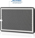 Replacement 3 Layer Air Purifier Filter for Weiworld Filter Box Included High-Efficiency Activated Carbon, Pre-Filter and Hepa Filter