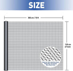 MAGZO 304 Stainless Steel Mesh Screen Roll 47in x 10ft - 22 Mesh Pet Proof Metal Window Screen Replacement, Screen Door Mesh for Patio,Porch,Pet,Cage,Vent Cover,Filter,Gutter Guard,Rodent Protection