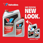 Valvoline Extended Protection High Mileage with Ultra MaxLife Technology 5W-30 Full Synthetic Motor Oil 1 QT, Case of 6