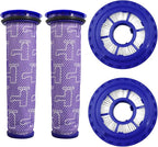 Vacuum Ball Animal 2 Ball Animal 3 Filter Replacement,for Dyson DC41, DC65, DC66, UP13, UP20 UP30 Animal, Multi Ball Upright Vacuum Cleaner,Part # 920769-01&920640-01, 2 Pack