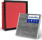 Cabin Engine Air Filter Kit Fits Es250, Es350, Nx250, Nx350, Rx350, Tx350, Avalon, Camry, Gr Corolla, Grand Highlander, Highlander, Rav4(Not for Hybrid)