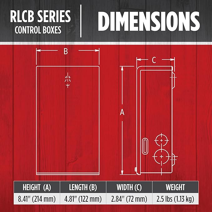 Red Lion RLCB05-115 1/2-HP 115-Volt VMC Control Box for Well Pump, Grey, 640188