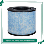 F100 Filter Replacement, Compatible with Instant® AP100 Small Air Purifier, H13 Grade True HEPA Filter with Antimicrobial Coating and Activated Carbon Filter, 2 Pack