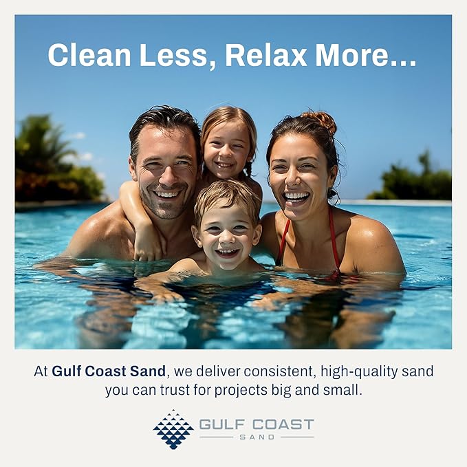 3-Pack Pool Filter Sand, Premium Filtration with Pure Silica Formula, 50 Lbs - Swimming Pool System Accessories and Supplies for Cleaning and Maintenance