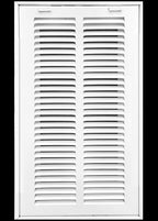 HVAC Premium 8 x 28 Duct Opening Steel Return Air Filter Grille, for 1-inch Filter, Removable Door, Flat Stamped HVAC Vent Cover Grille, Outer Dimensions 10.5 x 30.5
