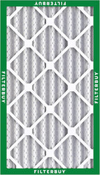 Filterbuy 14x25x4 Air Filter MERV 8 Essential Dust & Allergy Defense (2-Pack), Electrostatic Pleated HVAC AC Furnace Filters Replacement, Made in USA (Actual Size: 13.88 x 24.88 x 3.63)