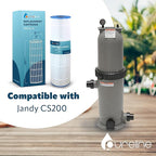 Pureline Pool Replacement Cartridge Filter, 200 Sq Ft, PL0127, Compatible with Jandy CS200