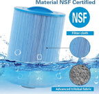 PWW50P3-M Spa Filter, Replaces Unicel 6CH-940RA，Filbur FC-0359M, 817-0050, 25252, 03FIL1400, PWW50P3-M(1 1/2" Coarse Thread),45 sq.ft Screw in Hot Tub Filter,L x OD:7 5/8"x 6" 2 Pack