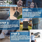 20x20x1 Electro-static Air Filter (1-Ct) AC Furnace Filter, Reusable & Washable 4-Stage Electrostatic Filter for Residential and Commerical HVAC (Actual Size: 19.75 x 19.75 x 0.75 Inches)