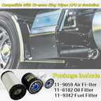 11-9059 Air Fi-lter 11-6182 Oil Filter 11-9342 Fuel Filter Maintenance Kit Fit for Th-ermo King Tripac APU or Evolution