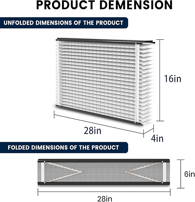413 Replacement Filter Compatible with April-Aire Whole House Air Purifiers Model 1410, 1610, 2410, 2416, 3410, 4400,16x25x4 MERV 13 Pleated HVAC AC Furnace Filter,3 Pack