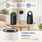 2-Pack H13 Filter Compatible with Afloia Fillo/Halo/Mooka Allo, 3-in-1 H13 Efficient Filtration for Fillo Air Puri-fier, for Afloia Fillo Filter