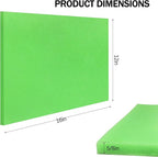 Motorcycle Air Filter Foam - BF-1 BF1 12" X 16" X 5/8" 65-PPI Green Fine Filter Foam, for Most Motorcycle ATV Scooters Dirt Bike UTV