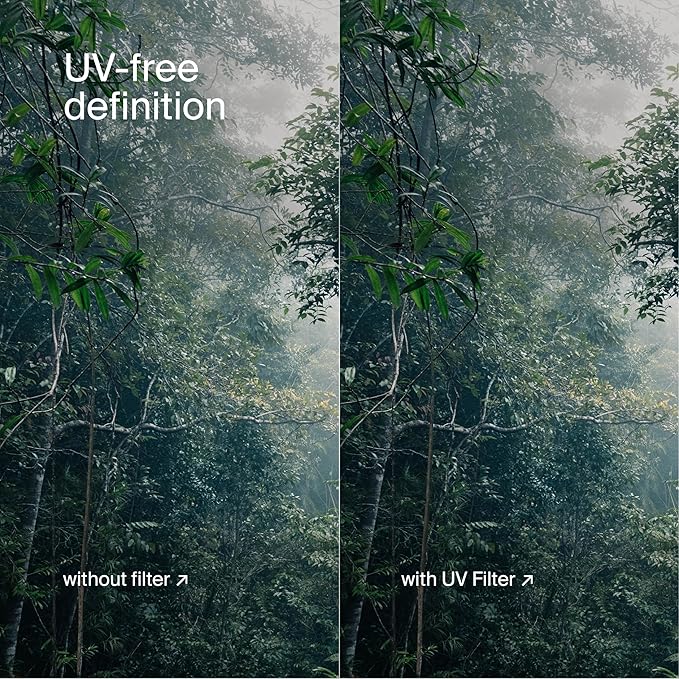 Urth 58mm 4-in-1 Lens Filter Kit (Plus+) - UV, CPL, Neutral Density ND8, ND1000, Multi-Coated Optical Glass, Ultra-Slim Camera Lens Filters