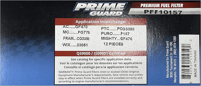 Sherco-Auto GF470 Short Fuel Inlet Filter & Check Valve - Rochester Quadrajet Carburetor - Package of 4