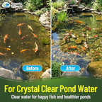 Classic Koi Pond Filter Pad FINE - White Bulk Roll Pond Filter Media, Ultra-Durable Pond Filters for Outdoor Ponds, Reusable Fish Pond Filter Material, USA (3/4" - 1" x 12" x 12 feet)