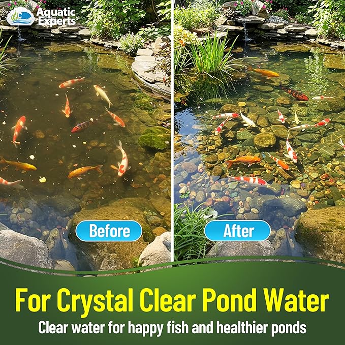 Classic Koi Pond Filter Pad FINE - White Bulk Roll Pond Filter Media, Ultra-Durable Pond Filters for Outdoor Ponds, Reusable Fish Pond Filter Material, USA, Aquatic Experts (3/4" - 1" x 24" x 56")