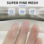 20 Mesh 304 Stainless Steel Mesh Screen, 47''×118''（120cm×300cm） Wire Screen Mesh, Rust Free Woven Wire Mesh, Metal Mesh Screen for Air Vents, Window Screen, Filters, Cage,Garden Covers