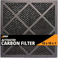 Tiger Tough Replacement Carbon Media Pad 18x18x1 – Mechanical Activated Carbon Filter Compatible with Industrial Air Scrubber Units