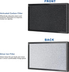 Replacement 3-Stage Filter Set for WEIWORLD 8/10 Inch Purification Box, Includes Pre-Filter, H11 HEPA, and Activated Carbon Filter