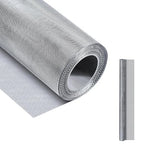20 Mesh 304 Stainless Steel Mesh Screen, 47''×118''（120cm×300cm） Wire Screen Mesh, Rust Free Woven Wire Mesh, Metal Mesh Screen for Air Vents, Window Screen, Filters, Cage,Garden Covers