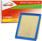 EPAuto GP895 (CA11895) Engine Air Filter, Replacement for Toyota Tacoma V6 (2016–2022), Tundra (2013–2021), Sequoia (2014–2022) – Rigid Panel Filter for Improved Engine Airflow and Fuel Efficiency