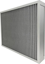 Washable Air Filter(16" x 25" x 4" MERV 5), Aluminum Electrostatic Air Filter for Furnace and Central Air Conditioner (Actual Size: 15.7" x 24.7" x 3.6")